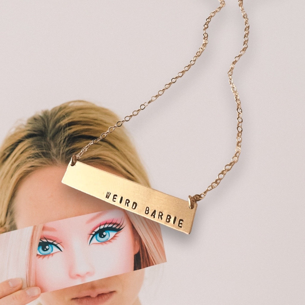 Weird Barbie Bar Necklace