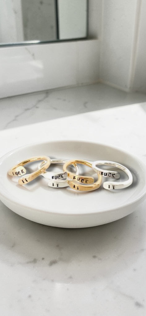 Fuck It Wrap Ring | Ring Stack | Lux + Luca