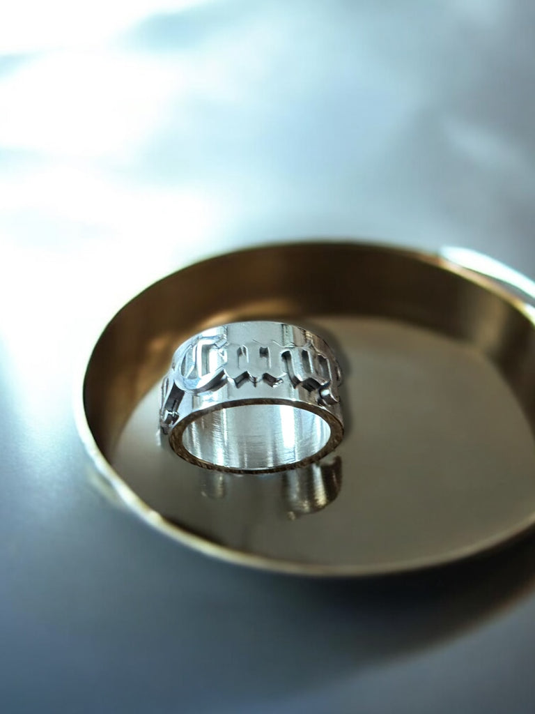 Stay cunty Raised Cigar Band Ring