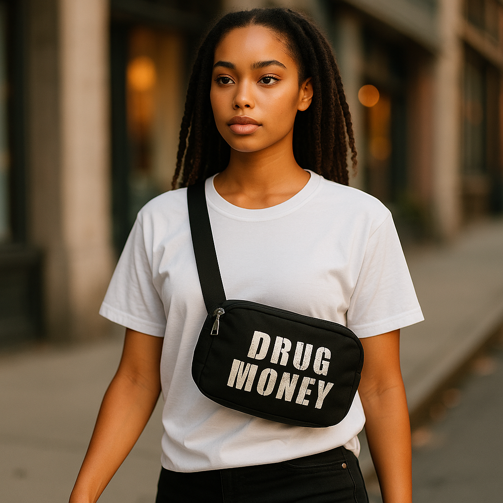 Drug Money Cross Body Bag
