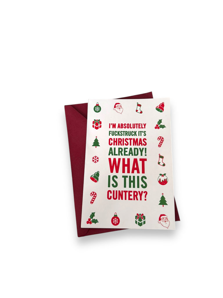 Cuntery Christmas Greeting Card