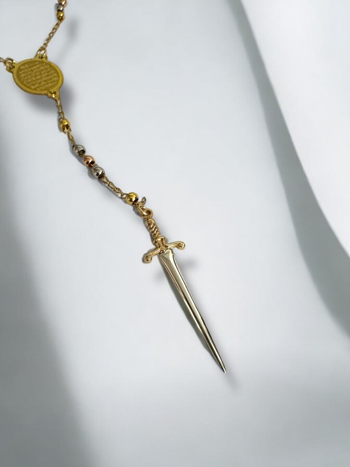 Rosary Dagger Necklace | Lux + Luca