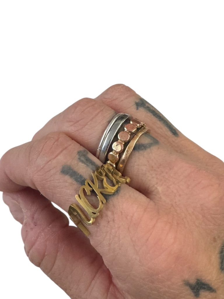 Fuckery Thick Adjustable Ring