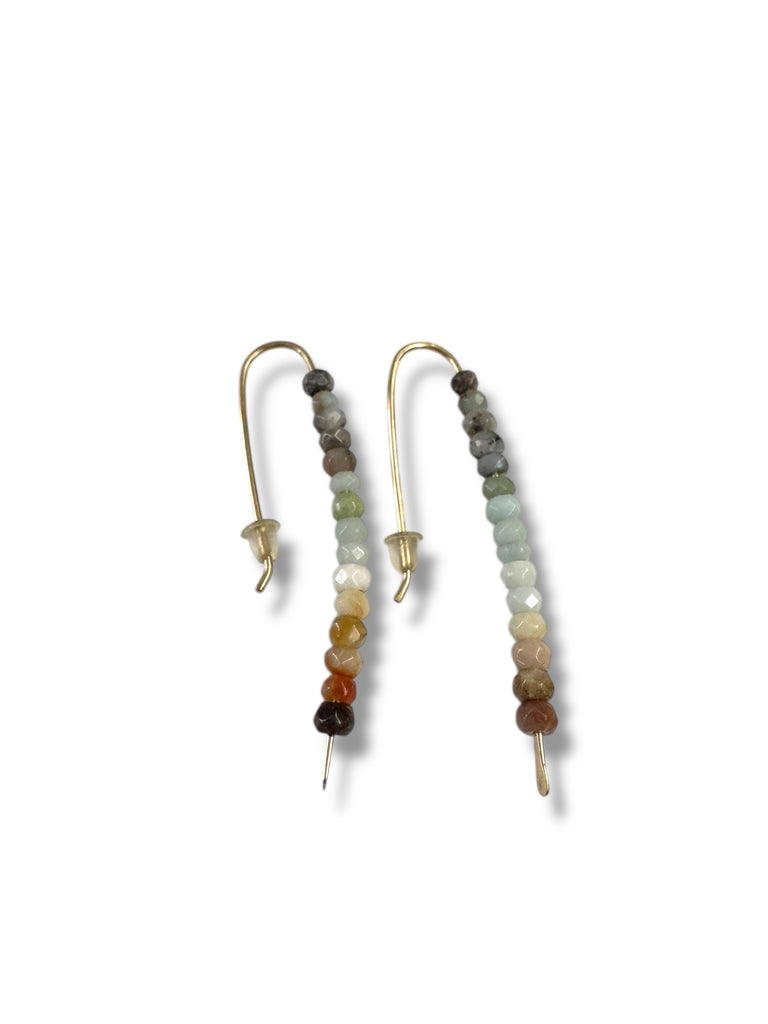 Brazil Rainbow Stick Earrings