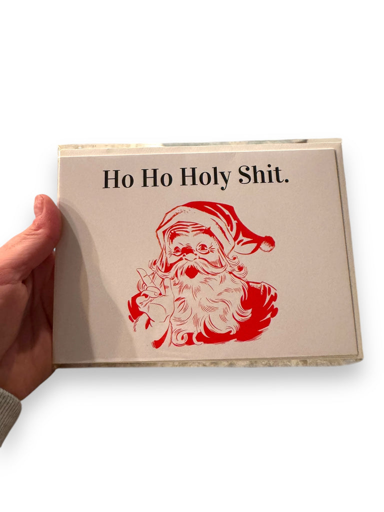 Ho Ho Holy Shit Holiday Greeting Card