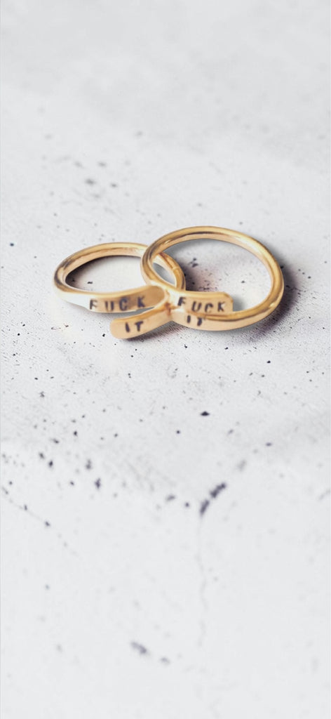 Fuck It Wrap Ring | Ring Stack | Lux + Luca