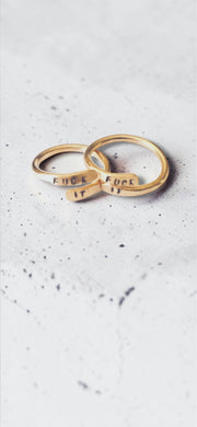 Fuck It Wrap Ring | Ring Stack | Lux + Luca