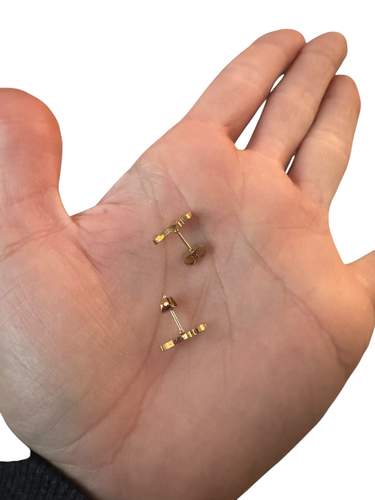 Middle Finger Person Stud Earrings