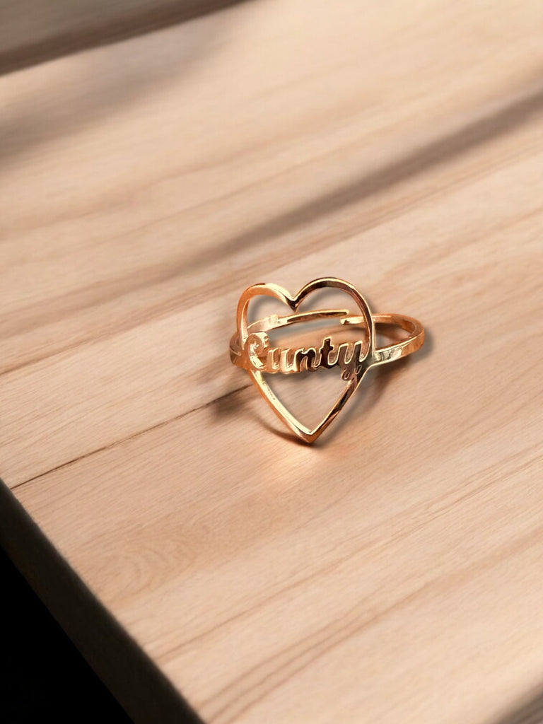 Cunty Stainless Steel Adjustable Ring
