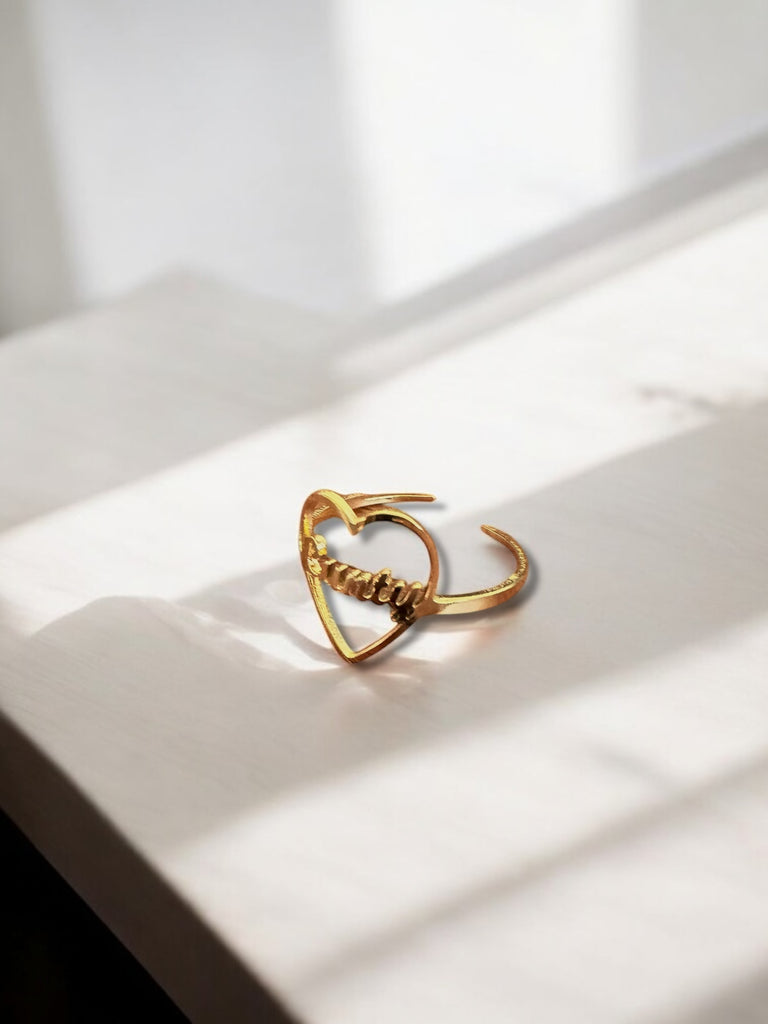 Cunty Stainless Steel Adjustable Ring