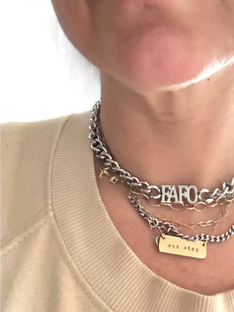 FAFO Choker Necklace