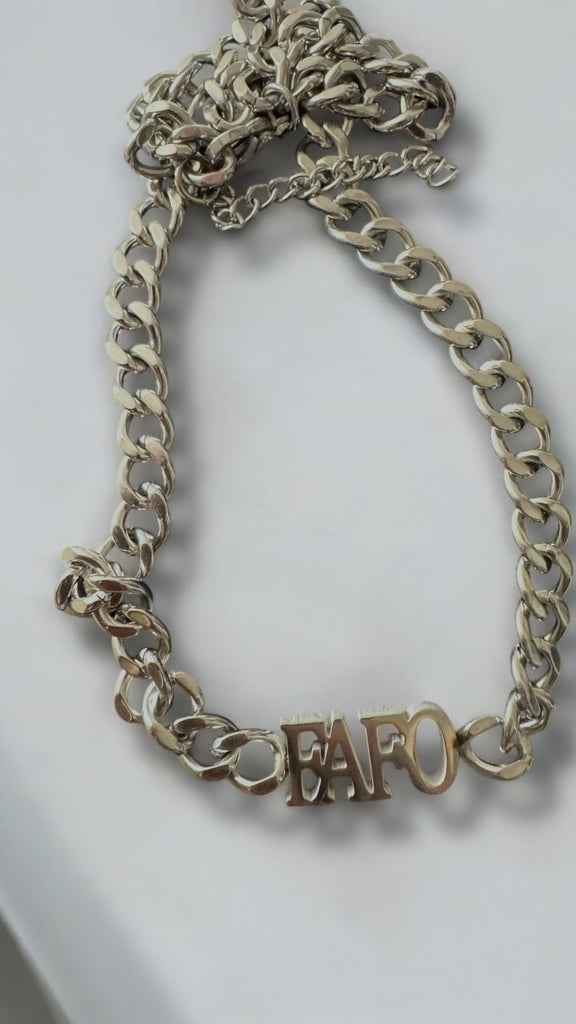 FAFO Choker Necklace