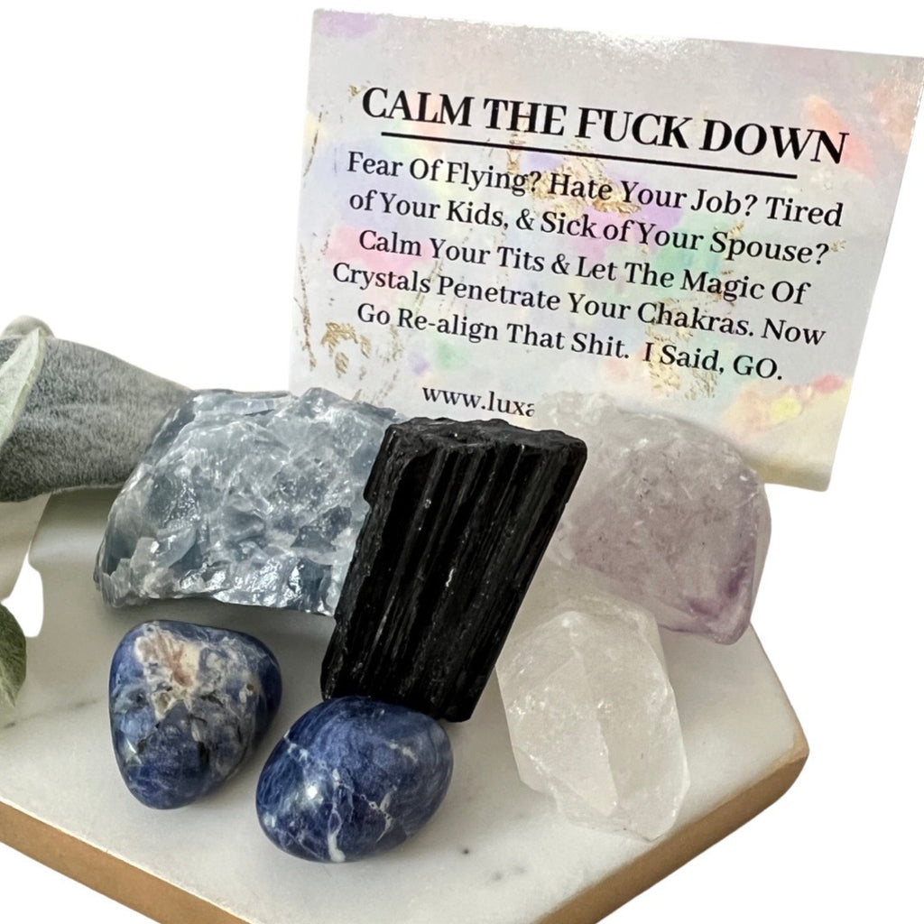 Calm The Fuck Down Sweary Gift Box