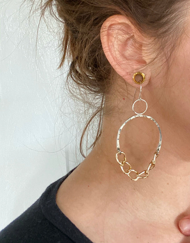 Gillian Chunky Chain Earrings