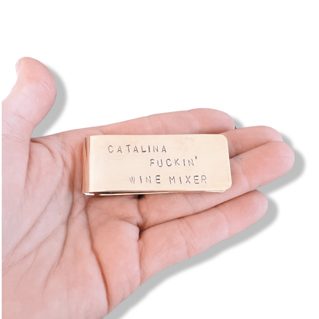 Catalina Fuckin’ Wine Mixer Money Clip