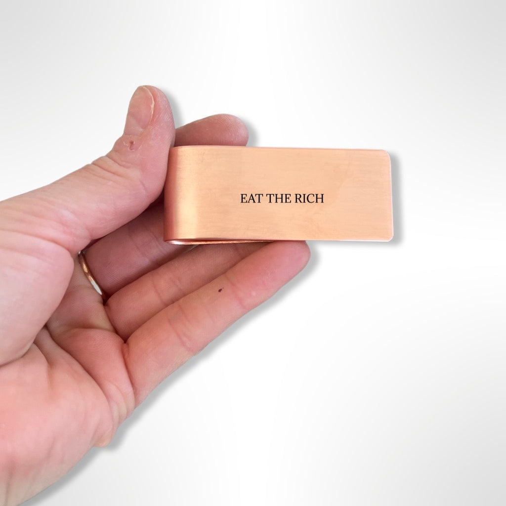 Eat The Rich Money Clip