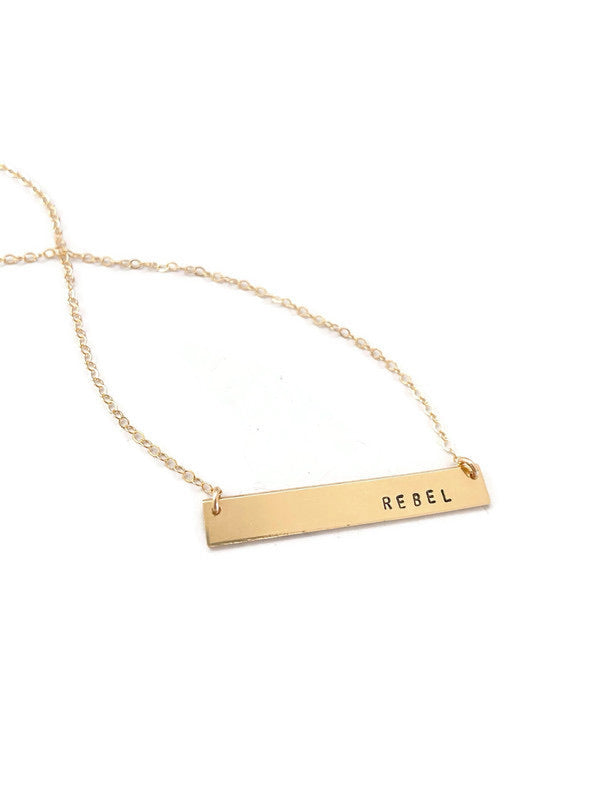 Rebel Bar Necklace