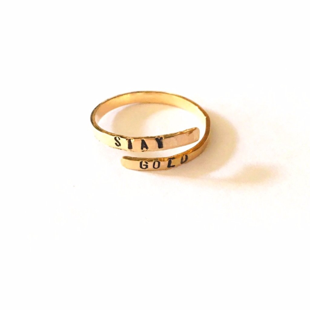 Stay Gold Gold Fill Wrap Ring
