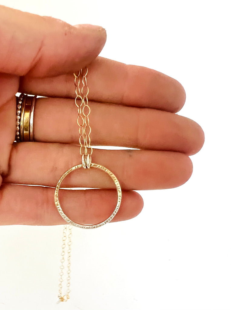 Charlotte Circle or Devie Necklace